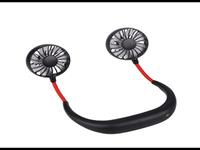 New Silent Mini Cooling Fan Usb Rechargeable Portable Wearable Sports Hanging Neck Fan