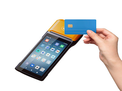 Handheld Pos Payment Machine Android 13 Pos System 58mm Printer 1d/2d Reader 4g Handheld Pos Terminal