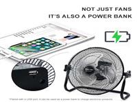 Solar Powered Floor Fan
